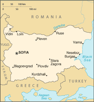 Bulgaria MAp