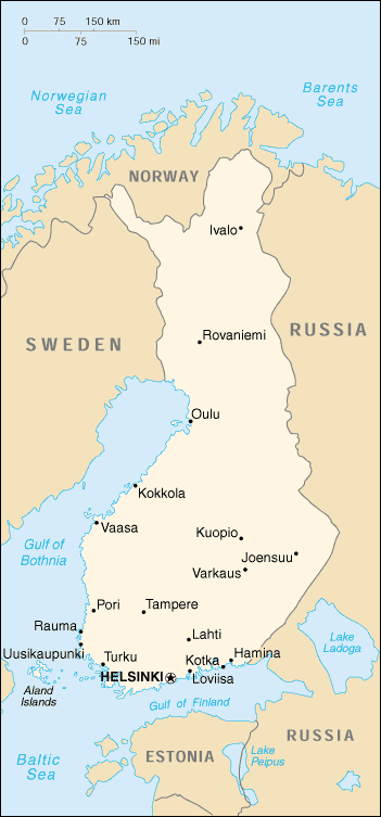 FINLAND MAP